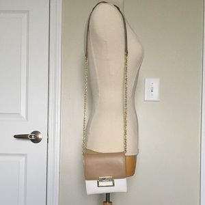 Leather cross body bag